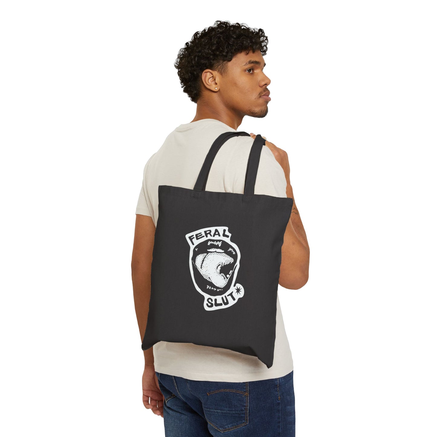 Feral SlUt Licks | Canvas Tote Bag
