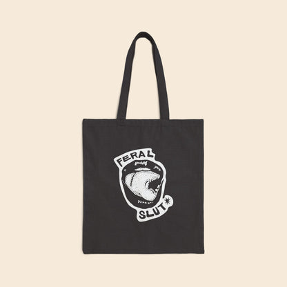 Feral SlUt Licks | Canvas Tote Bag