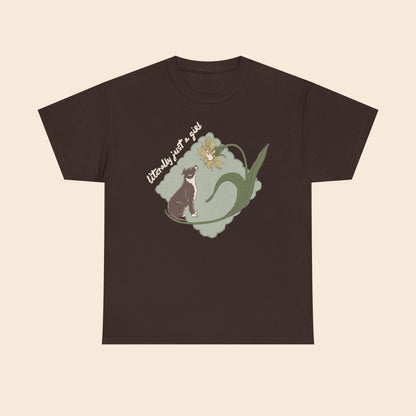 Literally Just a Girl Pit Bull Flower |  Unisex T-Shirt