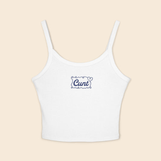 Cunt | Women's Spaghetti Strap Tank Top