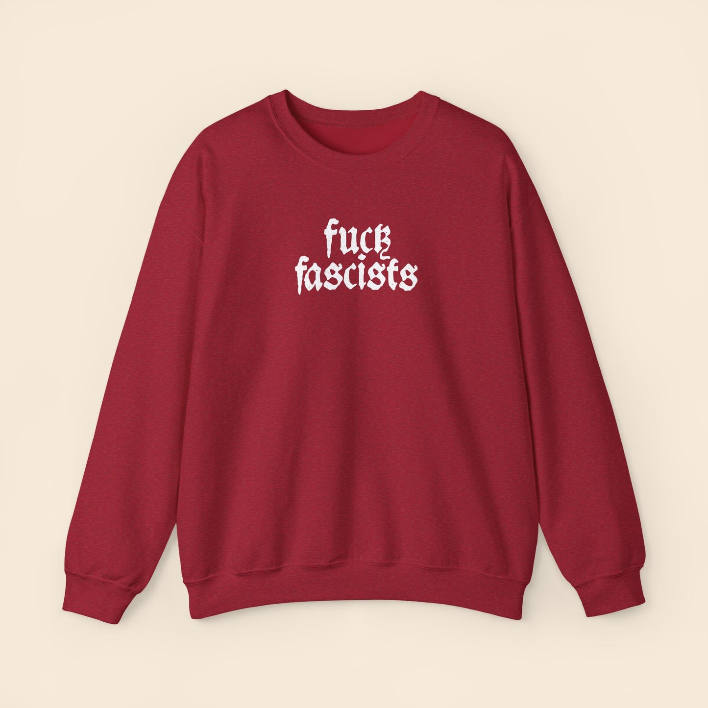 Fuck Fascists | Unisex Crewneck Sweatshirt