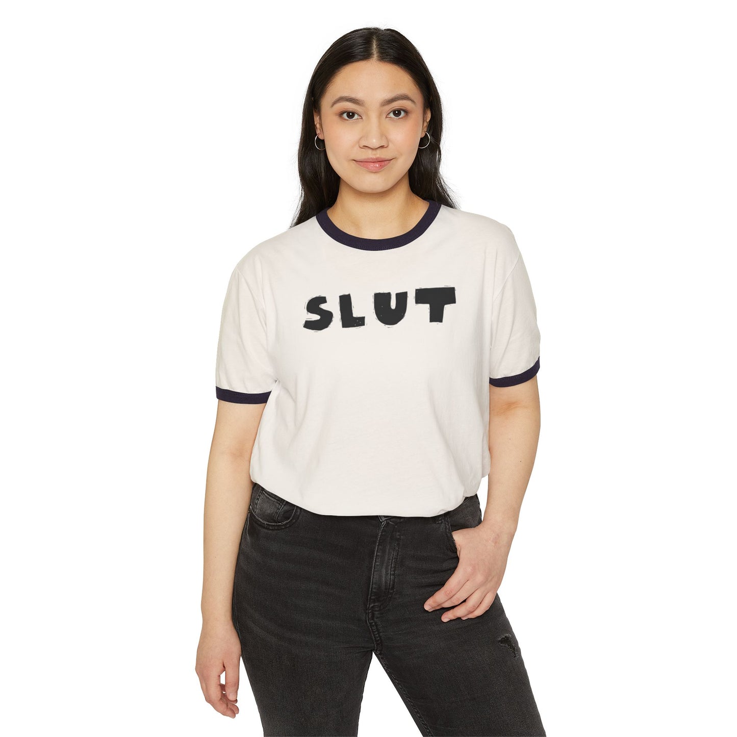 SLUT | Unisex Ringer T-Shirt