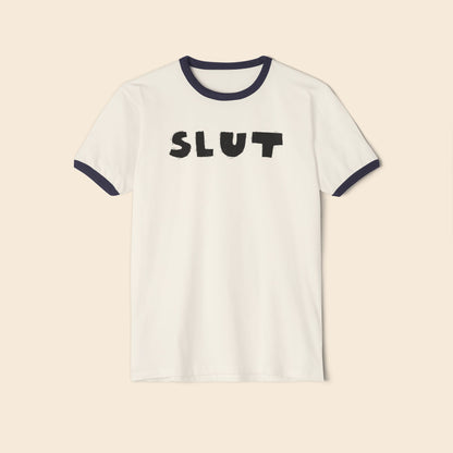 SLUT | Unisex Ringer T-Shirt