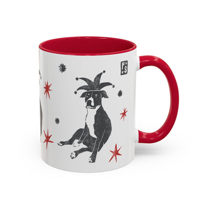 Fuck Fascists Pit Bull Jester | Mug 11oz