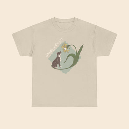 Literally Just a Girl Pit Bull Flower |  Unisex T-Shirt