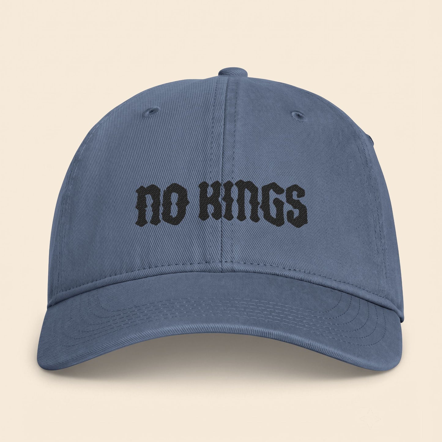 No Kings - Vintage Embroidered Baseball Hat