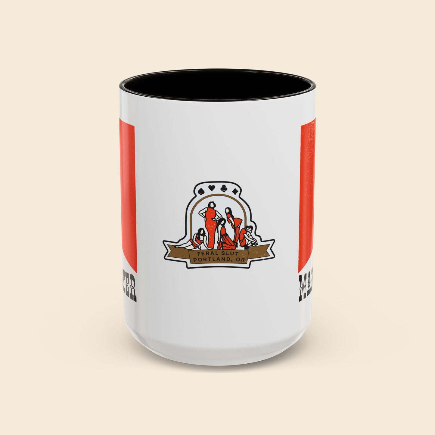 Maneater | Block Print Mug