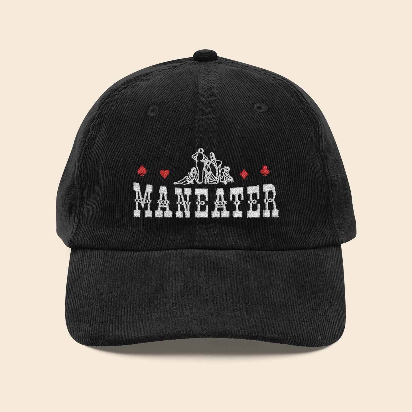 ManEater | Embroidered Corduroy Cap
