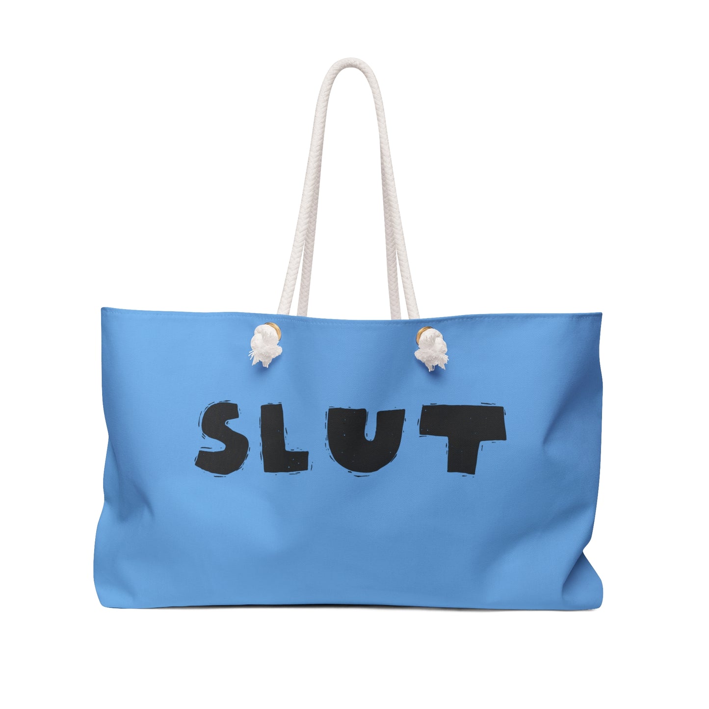 SLVT | Graphic Weekender Blue Travel Tote Bag