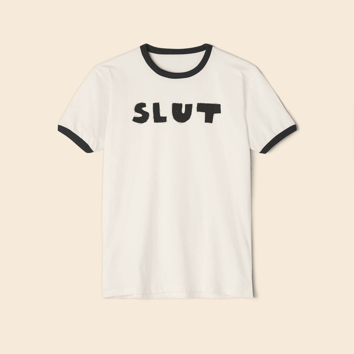 SLUT | Unisex Ringer T-Shirt