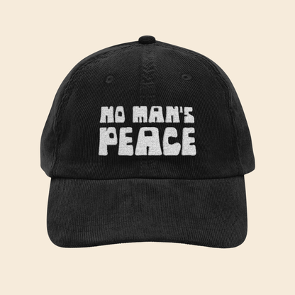 No Man's Peace | Embroidered Corduroy Cap