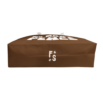 No Man's Peace | Weekender Travel Bag | Brown