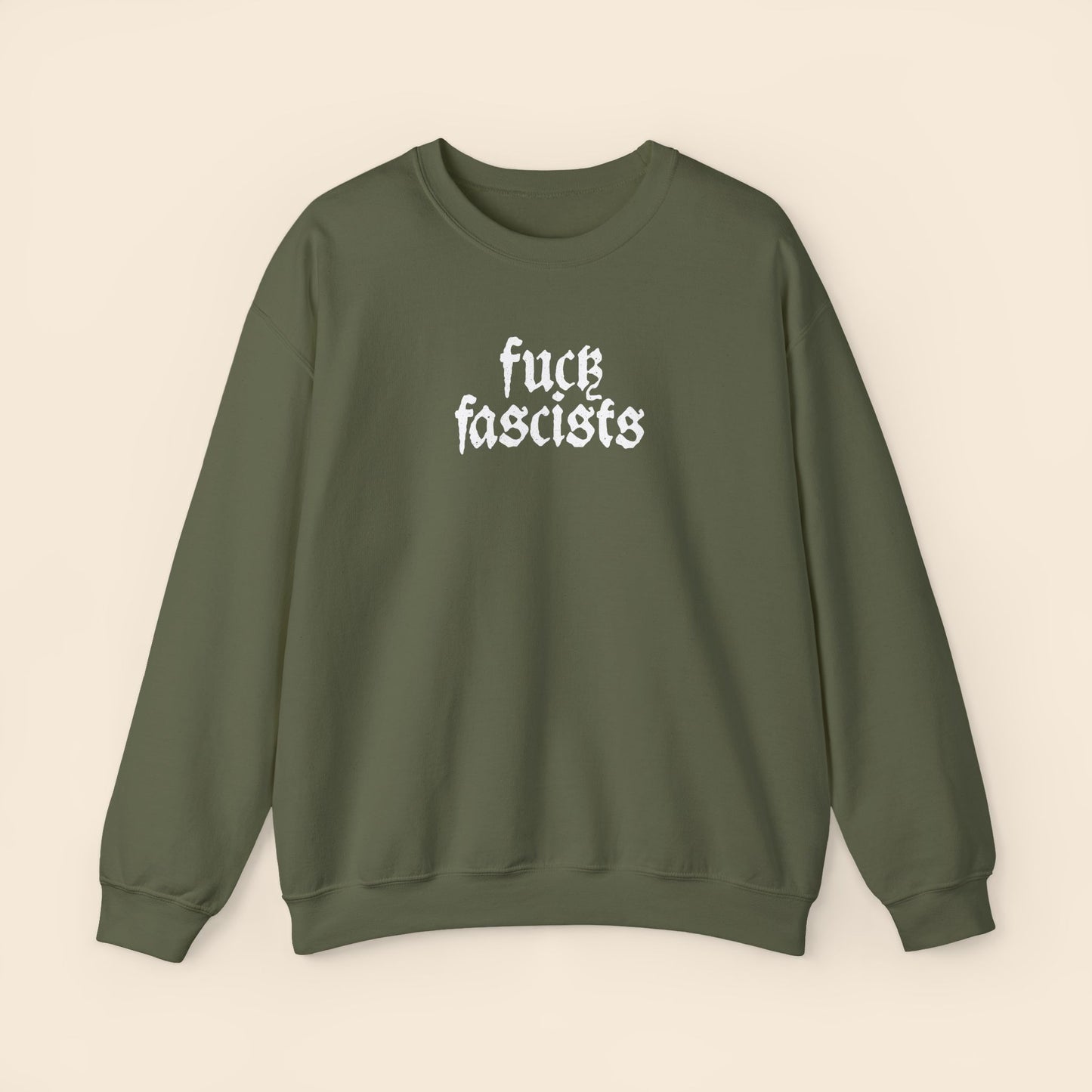 Fuck Fascists | Unisex Crewneck Sweatshirt