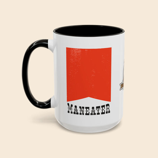 Maneater | Block Print Mug