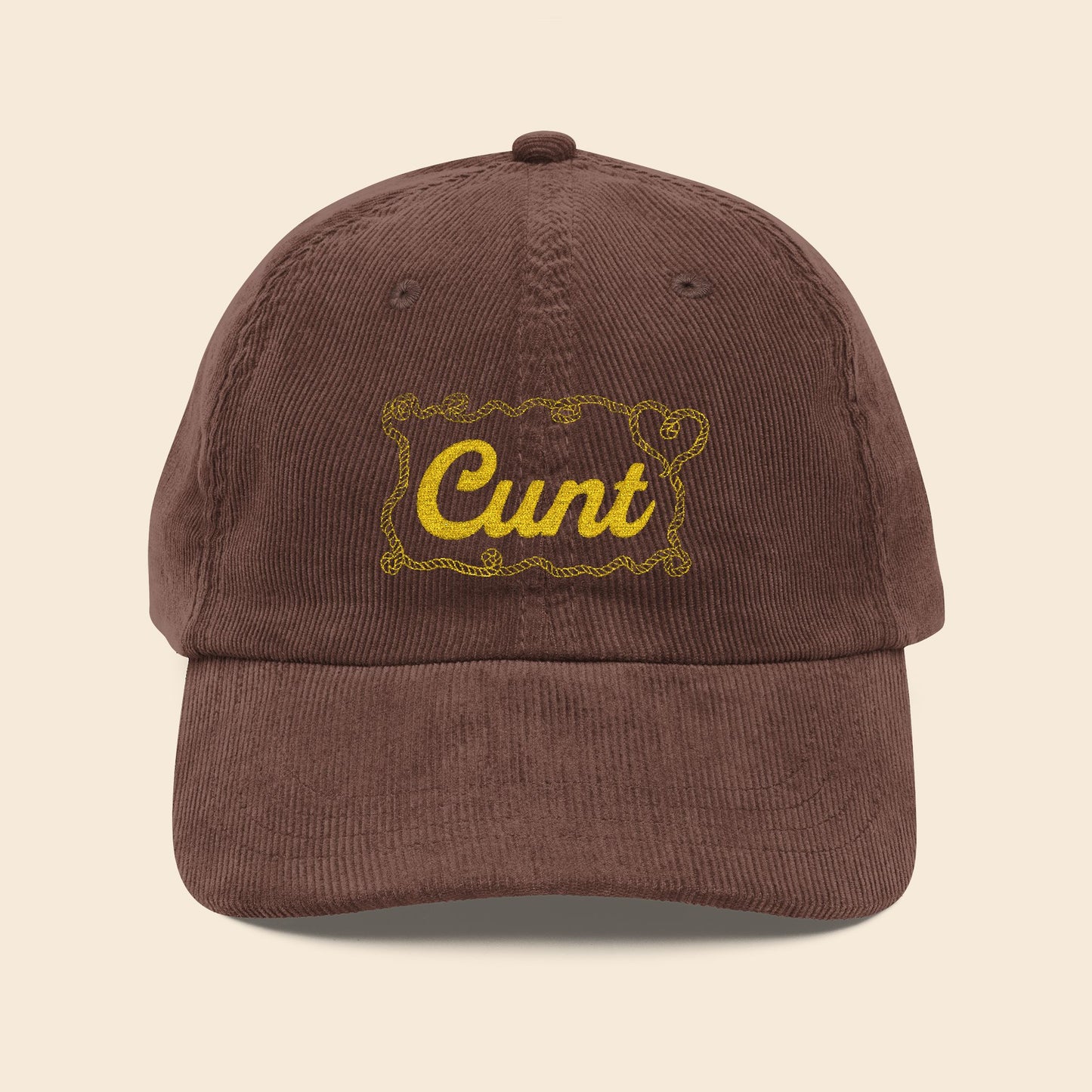 Cunt | Embroidered Corduroy Cap