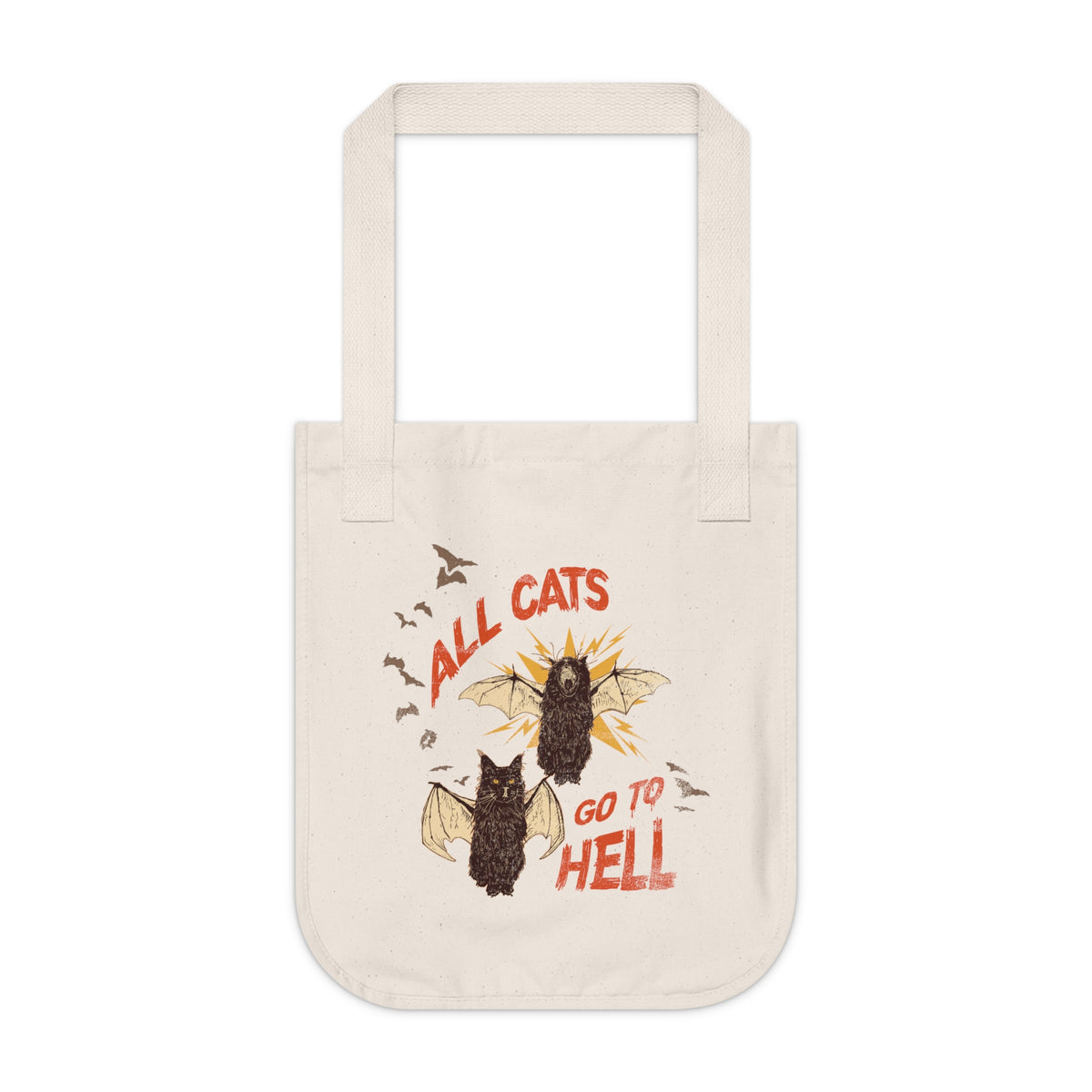 All Cats Go To Hell | Organic Tote Bag
