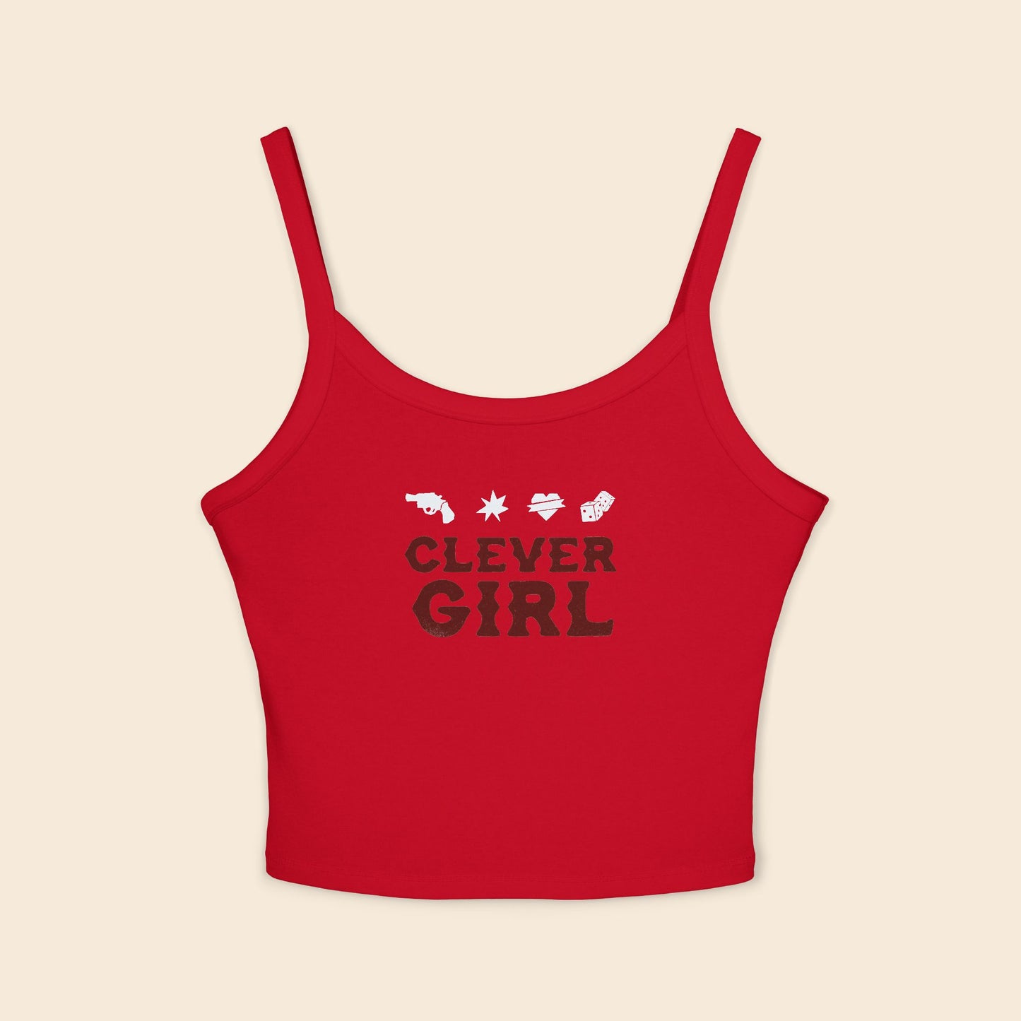 Clever Girl | Women's Spaghetti Strap Tank Top