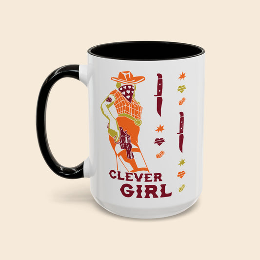 Clever Girl | Block Print Mug