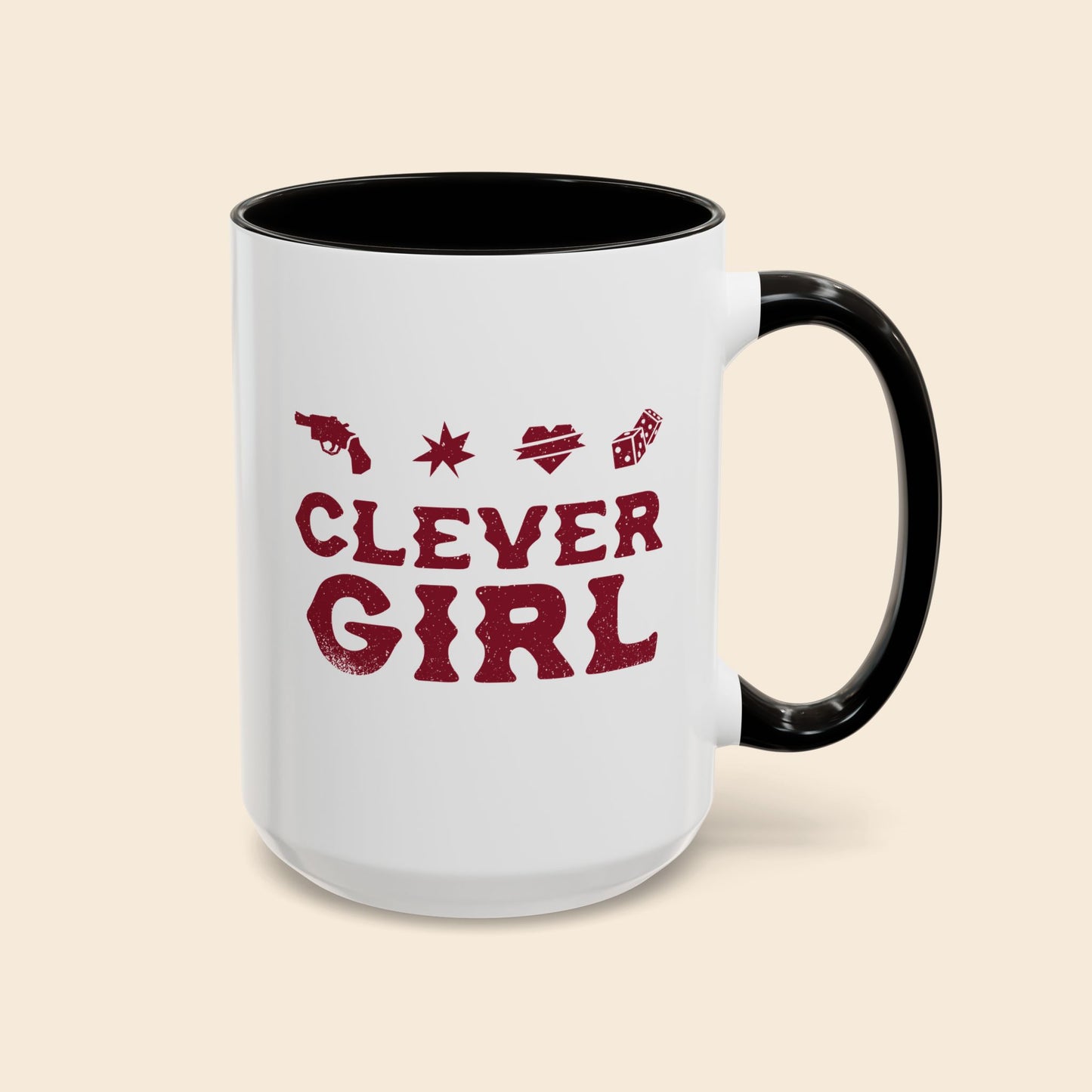 Clever Girl | Block Print Mug