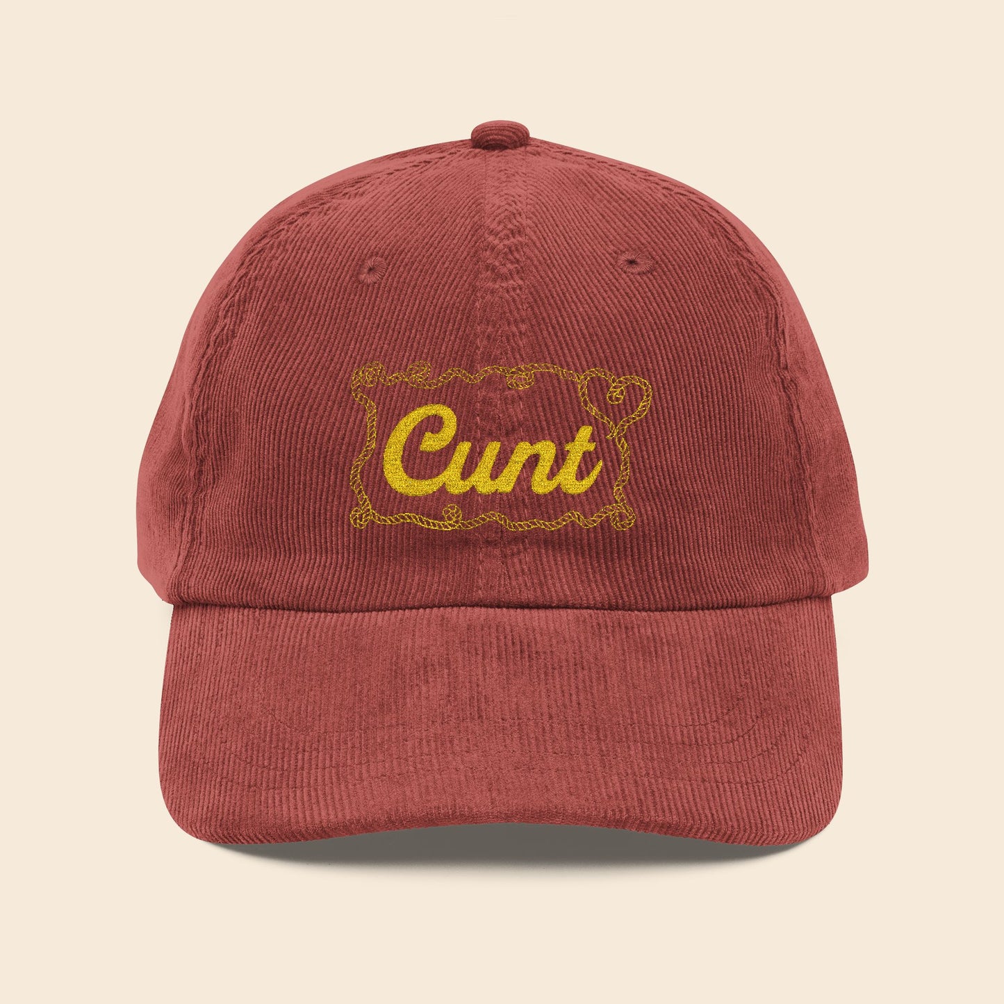 Cunt | Embroidered Corduroy Cap