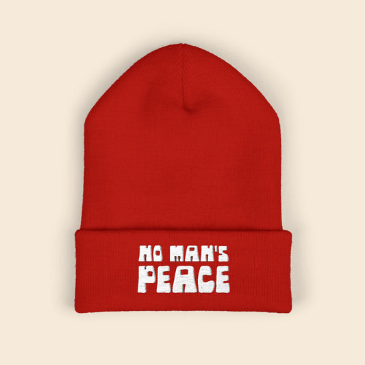No Man's Peace | Embroidered Beanie
