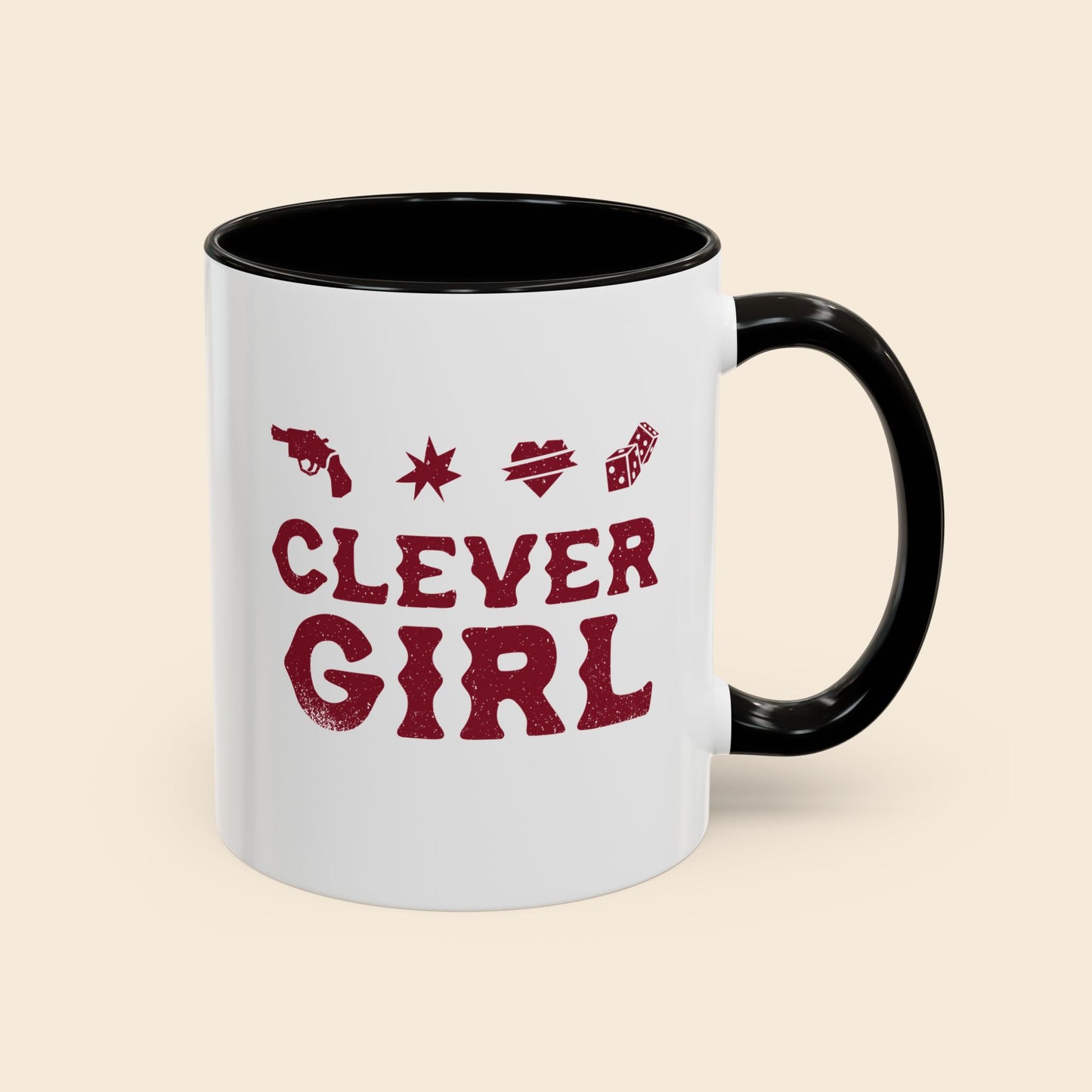 Clever Girl | Block Print Mug