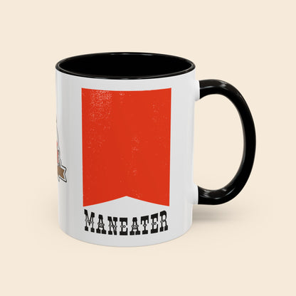 Maneater | Block Print Mug