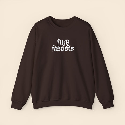 Fuck Fascists | Unisex Crewneck Sweatshirt