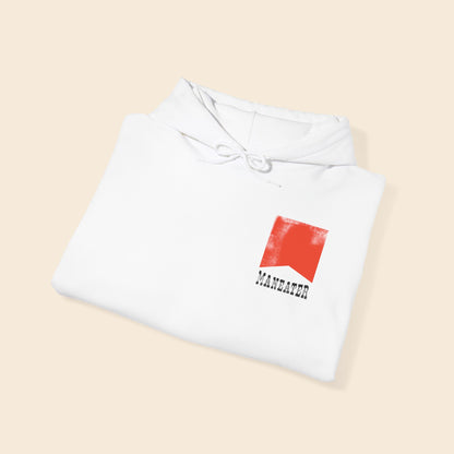 Maneater White | Unisex Hoodie