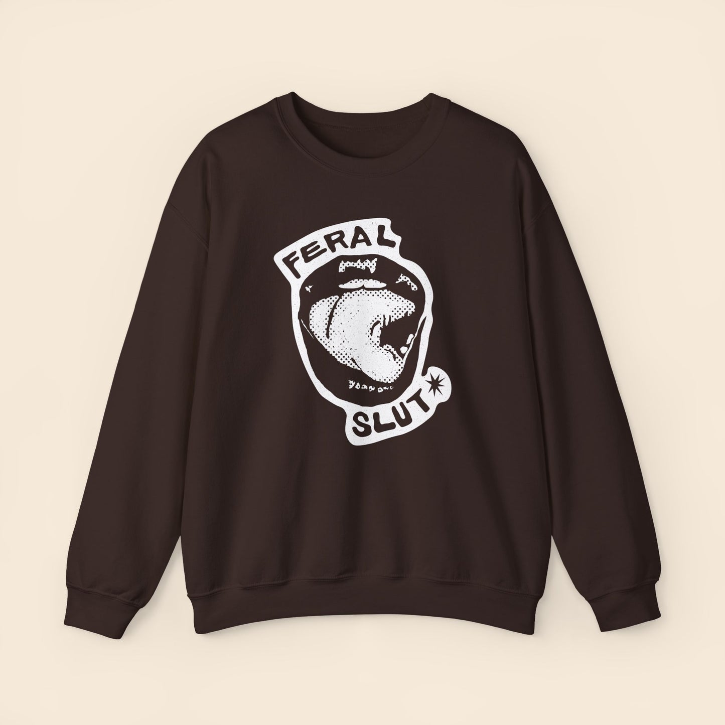 Feral Slut Licks | Unisex Crewneck