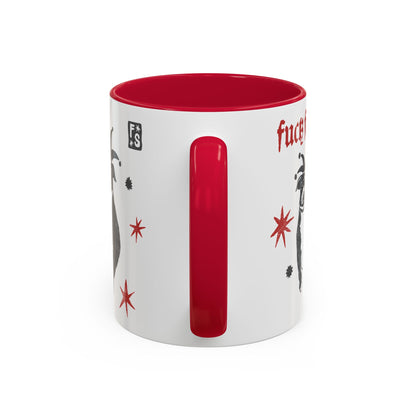 Fuck Fascists Pit Bull Jester | Mug 11oz