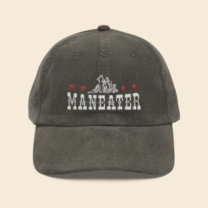 ManEater | Embroidered Corduroy Cap