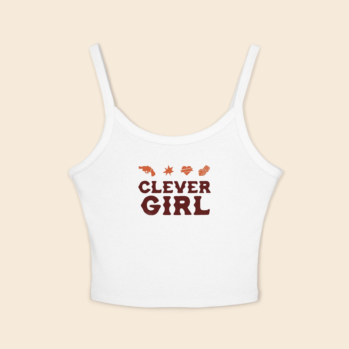 Clever Girl | Women's Spaghetti Strap Tank Top