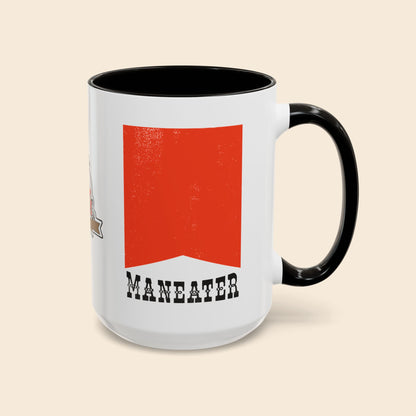 Maneater | Block Print Mug