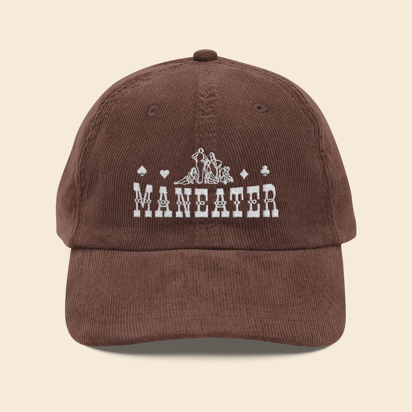 ManEater | Embroidered Corduroy Cap