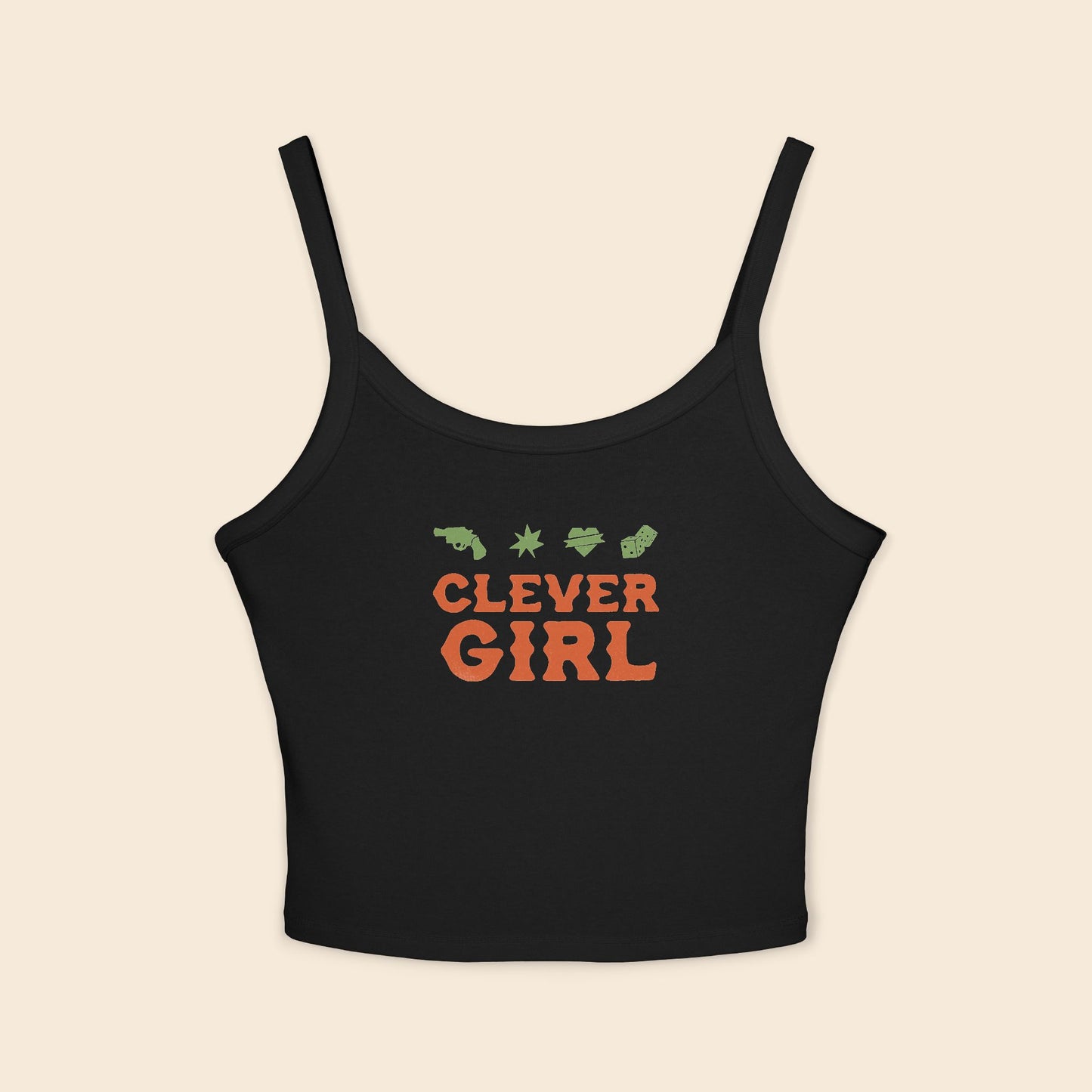 Clever Girl | Women's Spaghetti Strap Tank Top