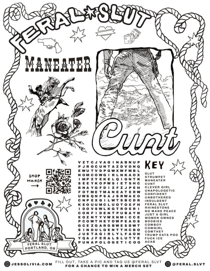 June Dirtbag Western Coloring Page Bundle