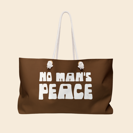 No Man's Peace | Weekender Travel Bag | Brown