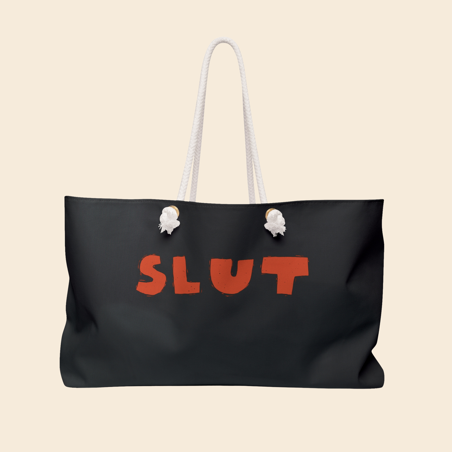 SLUT | Weekender Tote Bag | Black