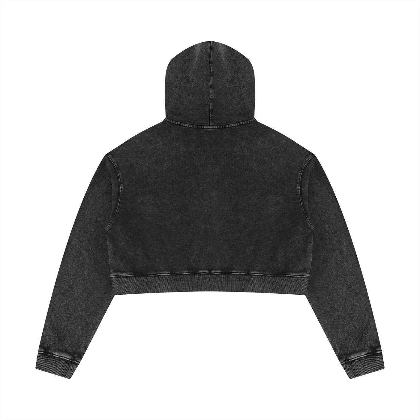 Maneater | Mineral Washed Crop Hoodie
