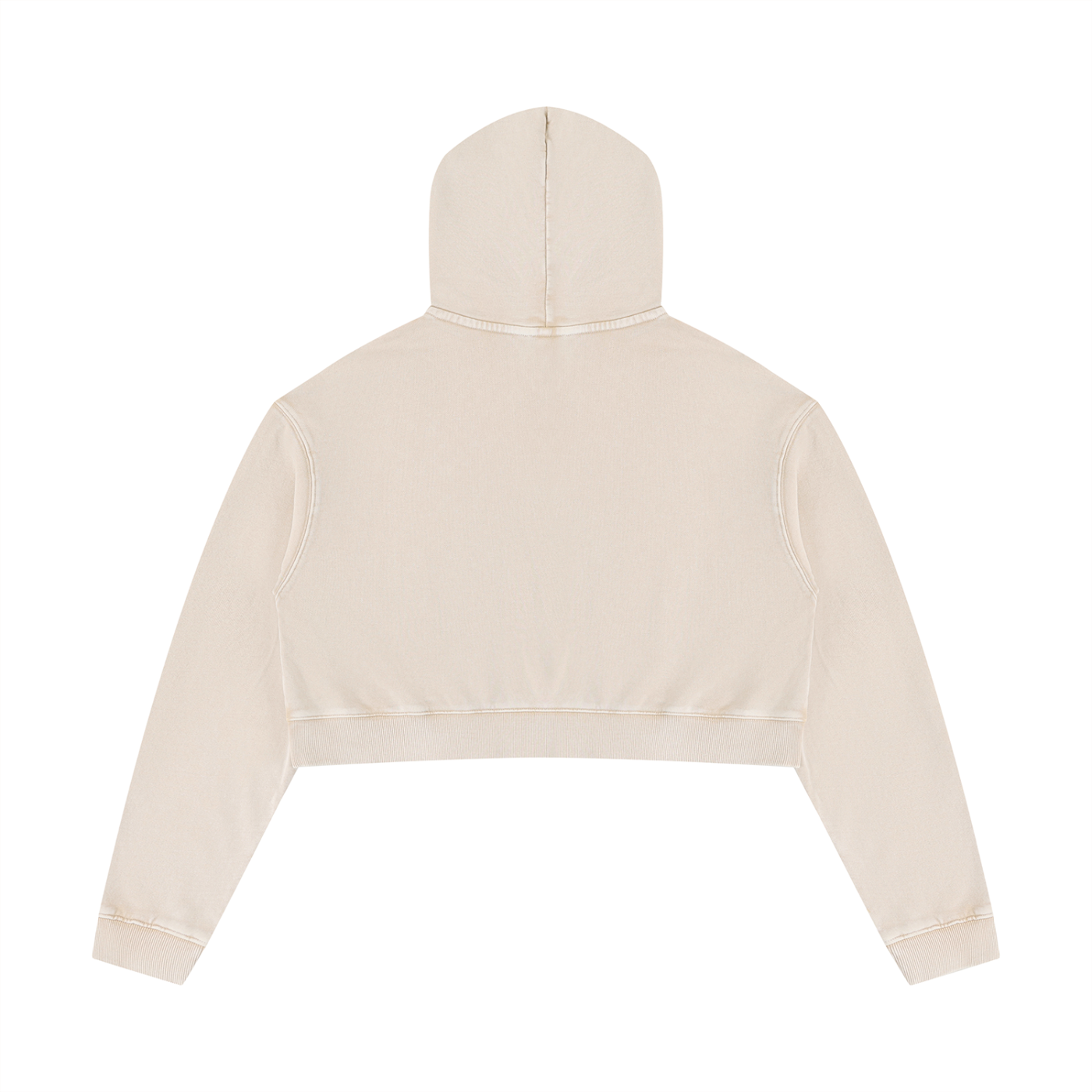 Literally Just a Girl | Mineral Washed Crop Hoodie