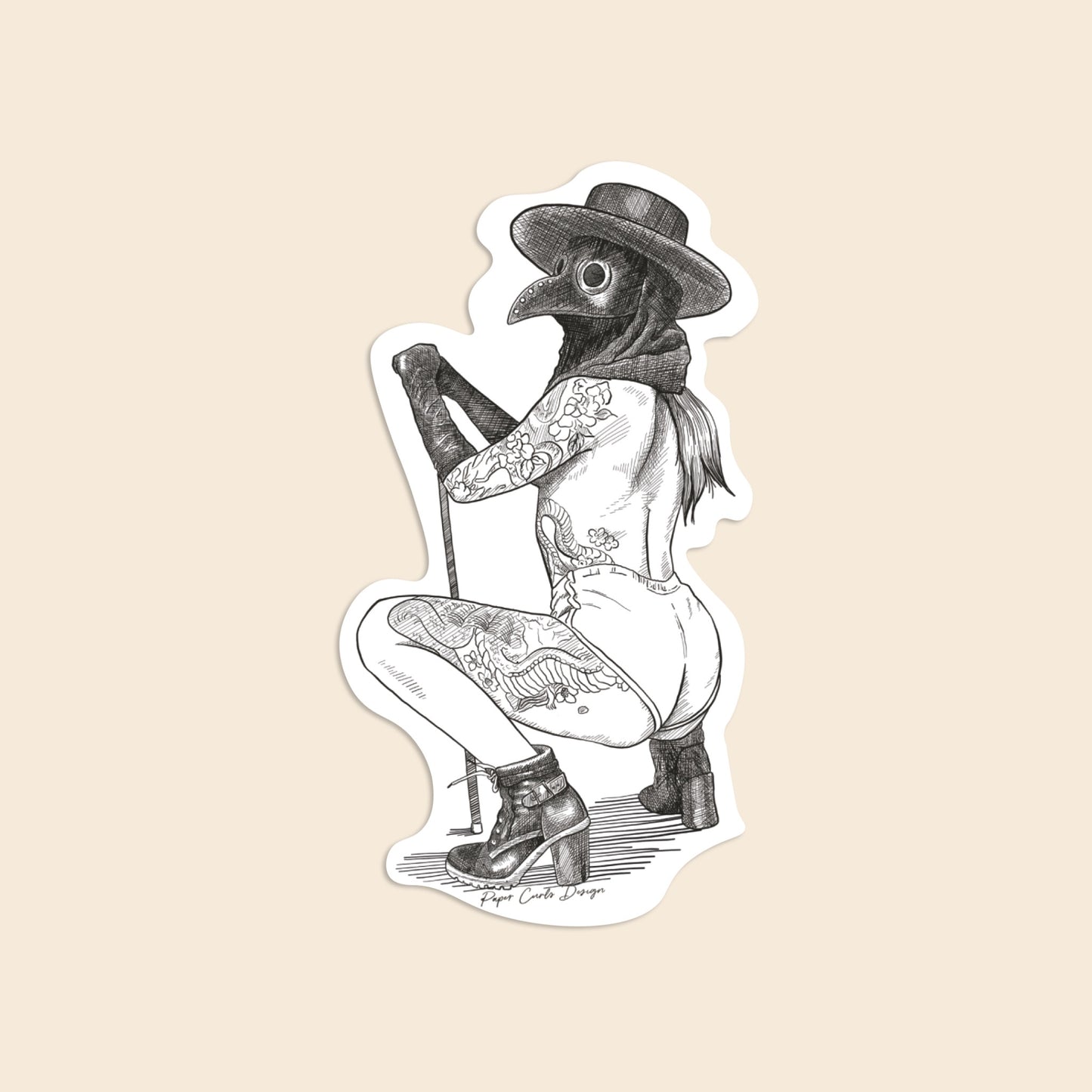 Plague Doctress | Sticker